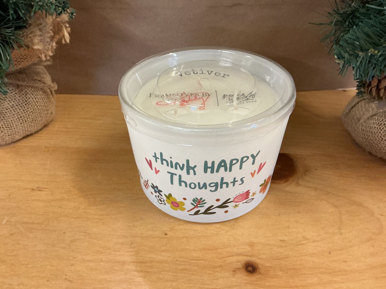 Think Happy Thoughts - Vetiver - Candle