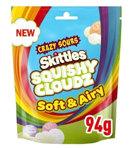 Limited Import Skittles Squishy Cloudz Sour