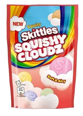 Limited Import Skittles Squishy Cloudz Fruits