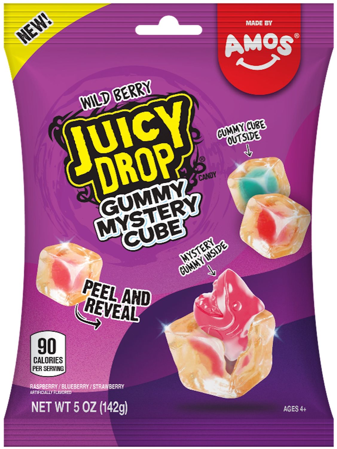 Juicy Drop Mystery Cube Wild Berry 5oz Peg Bag