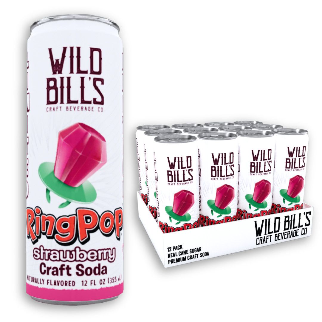 Wild Bill's Ring Pop Soda Strawberry