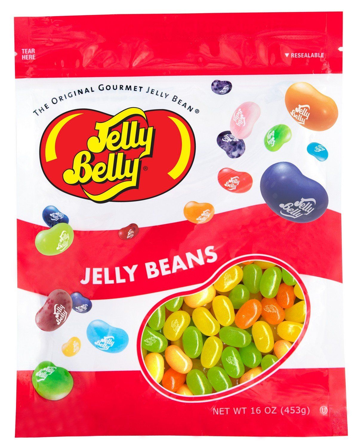 Jelly Belly Sunkist Citrus Jelly Beans Candy Peg Bags