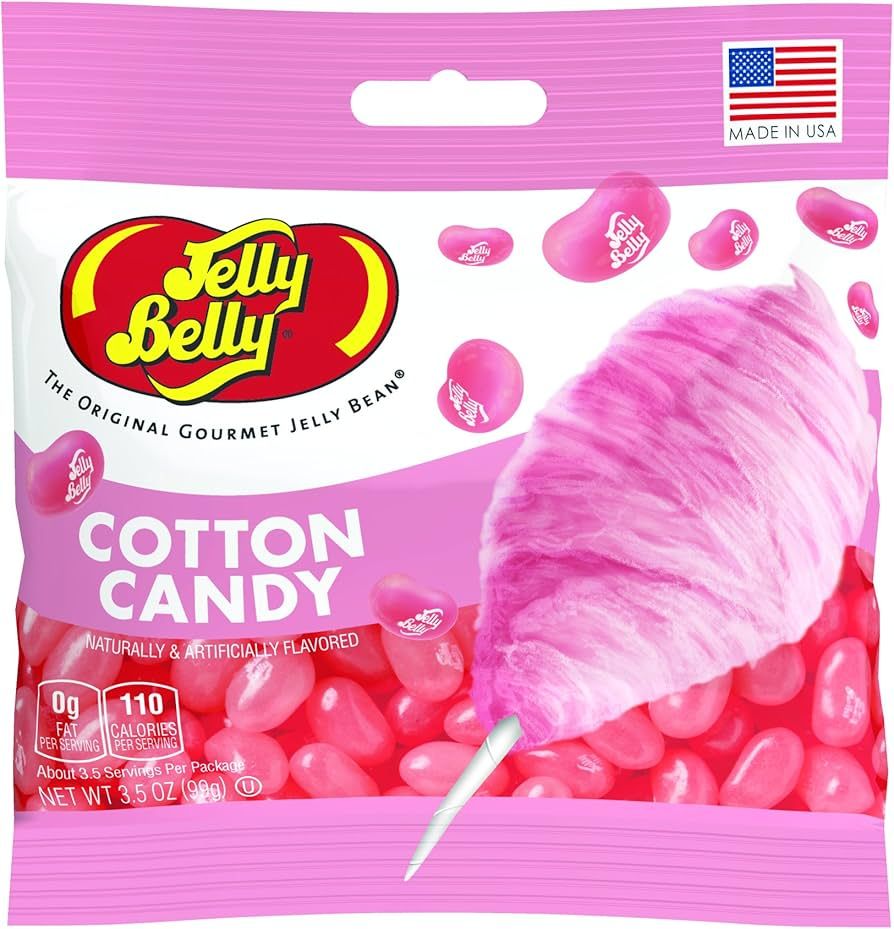 Jelly Belly Cotton Candy Jelly Beans Peg Bags