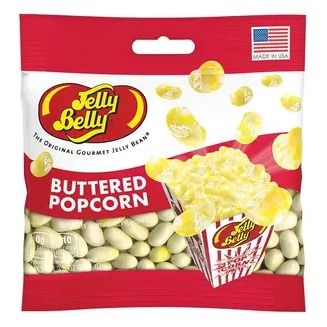 Jelly Belly Buttered Popcorn Jelly Beans Peg Bag