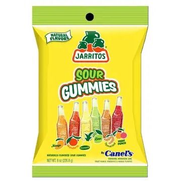 Jarritos Sour Gummies 8oz Peg Bag