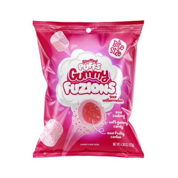 Stuffed Puffs Gummy Fuzions Sour Wtrmln 4.36oz