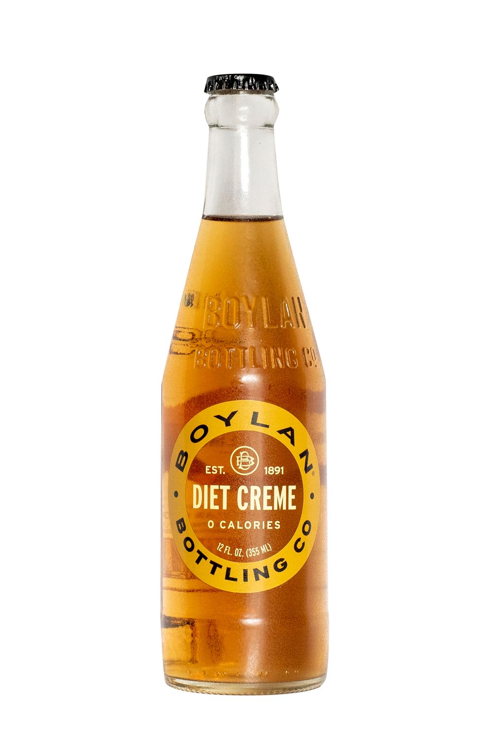Boylan Creme Diet, 12 Fl oz, Bottles