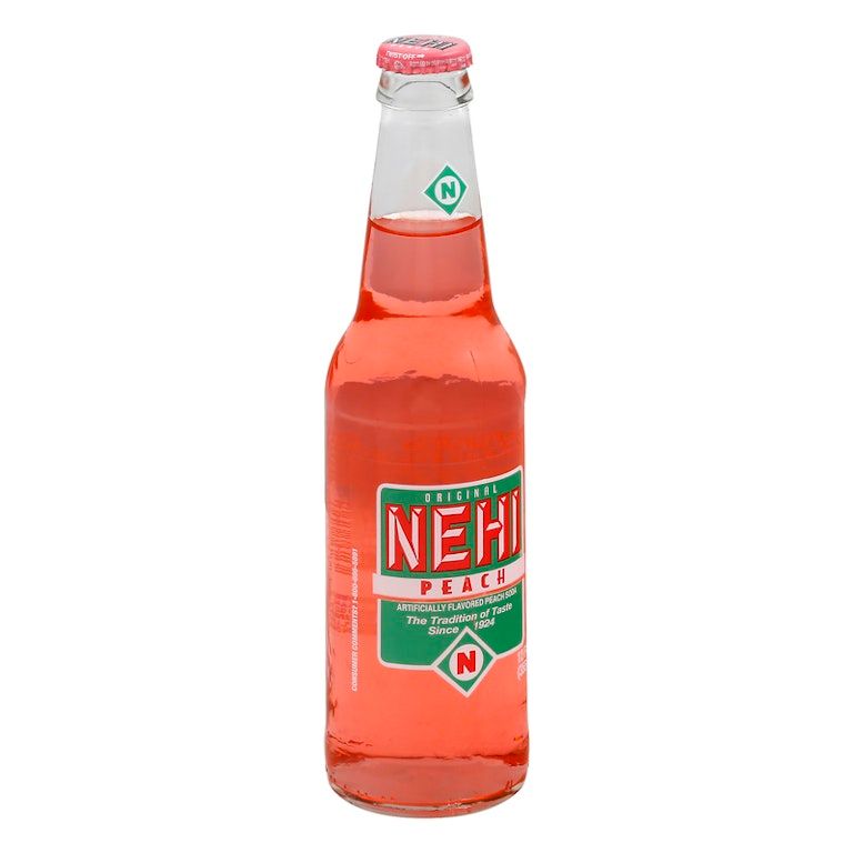 Nehi Peach, 12oz Glass Bottle