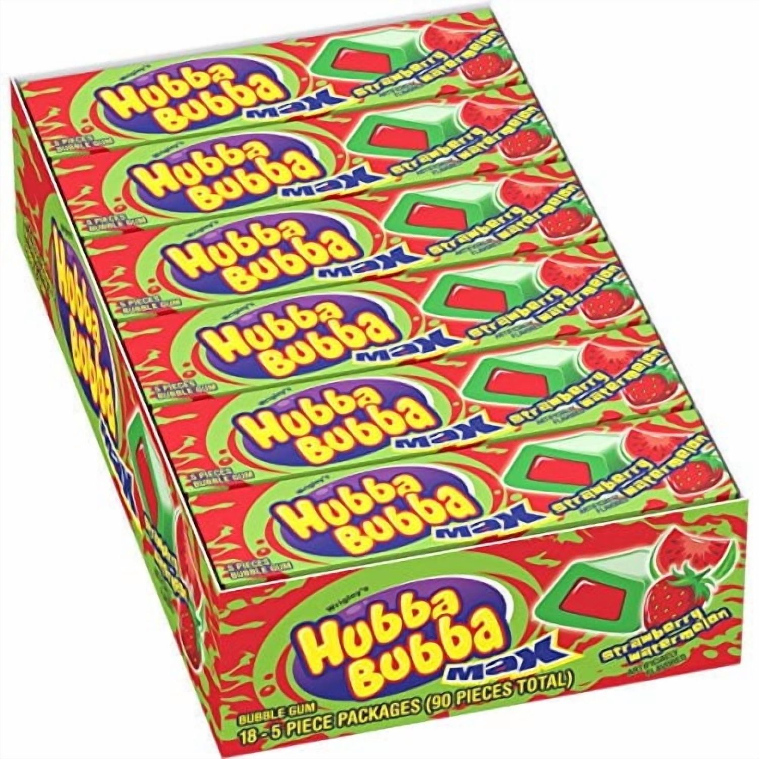 Hubba Bubba Strawberry Watermelon Bubble Gum