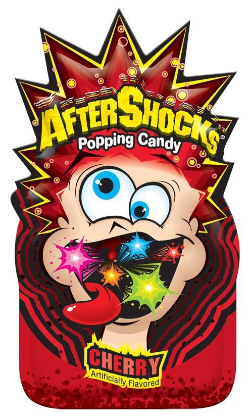 Aftershocks Popping Candy .33oz Cherry Flavored