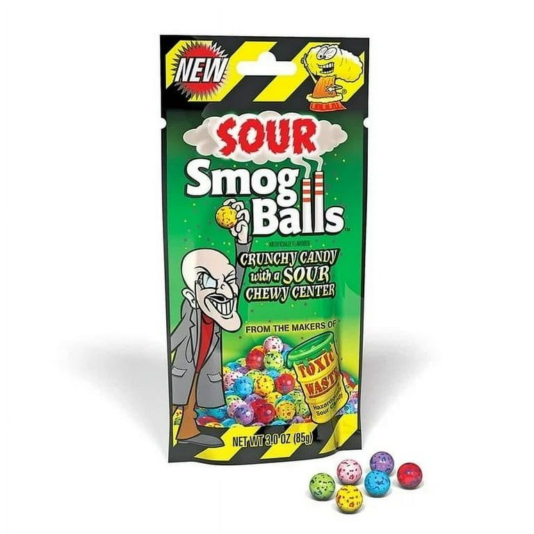 Toxic Waste Sour Smog Balls, 3oz