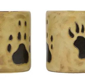 Mara Stoneware Bear/Wolf Paws Mug