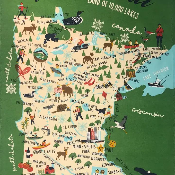 Minnesota Tea Towel