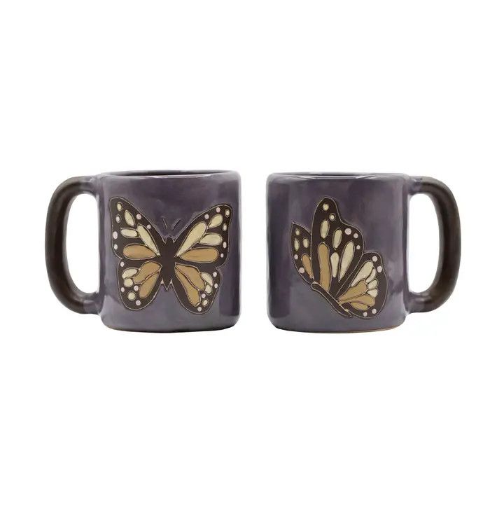 Mara Stoneware Monarch Butterfly Mug