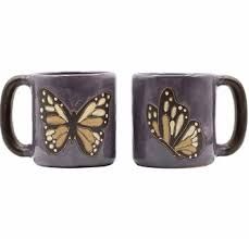 Mara Stoneware Monarch Butterfly Mug