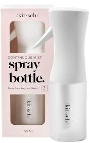 Recycled Plastic Continuous Spray Bottle - White | KITSCH