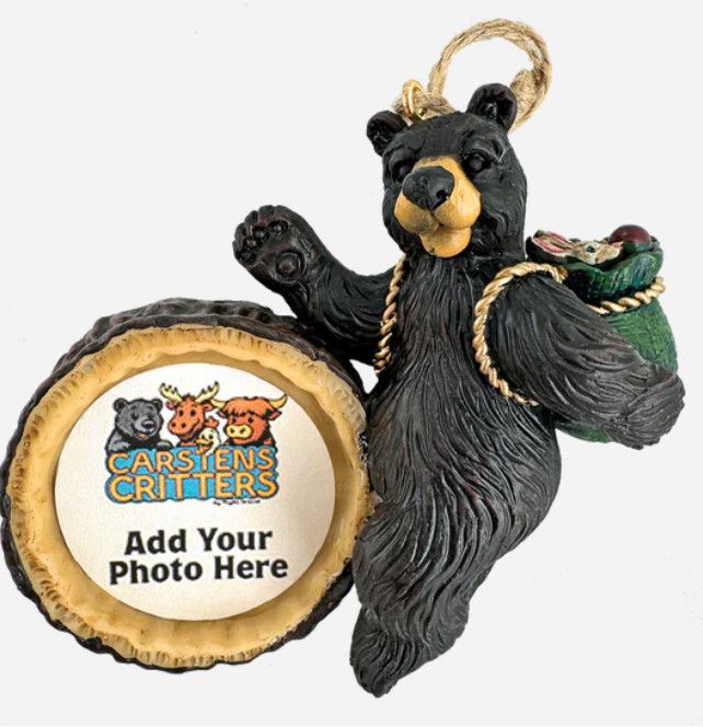 Hiker Bear Ornament