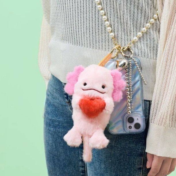 Posture Pal Bag Charm - Axolotl