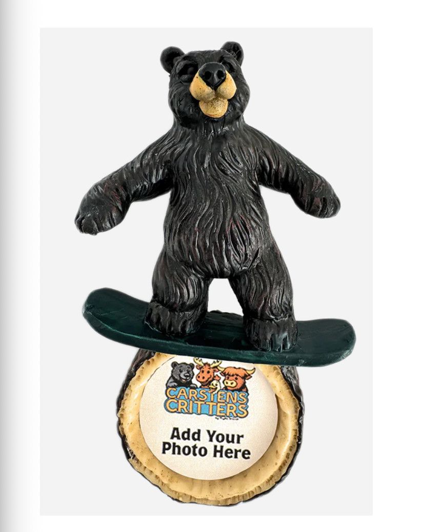 Snowboarder Bear Magnet