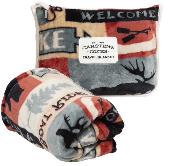 Lake House Travel Blanket