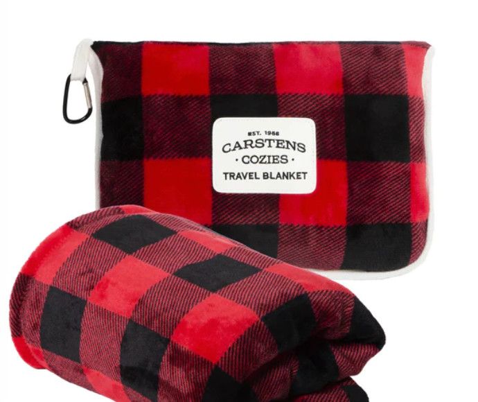 Lumberjack Red Travel Blanket