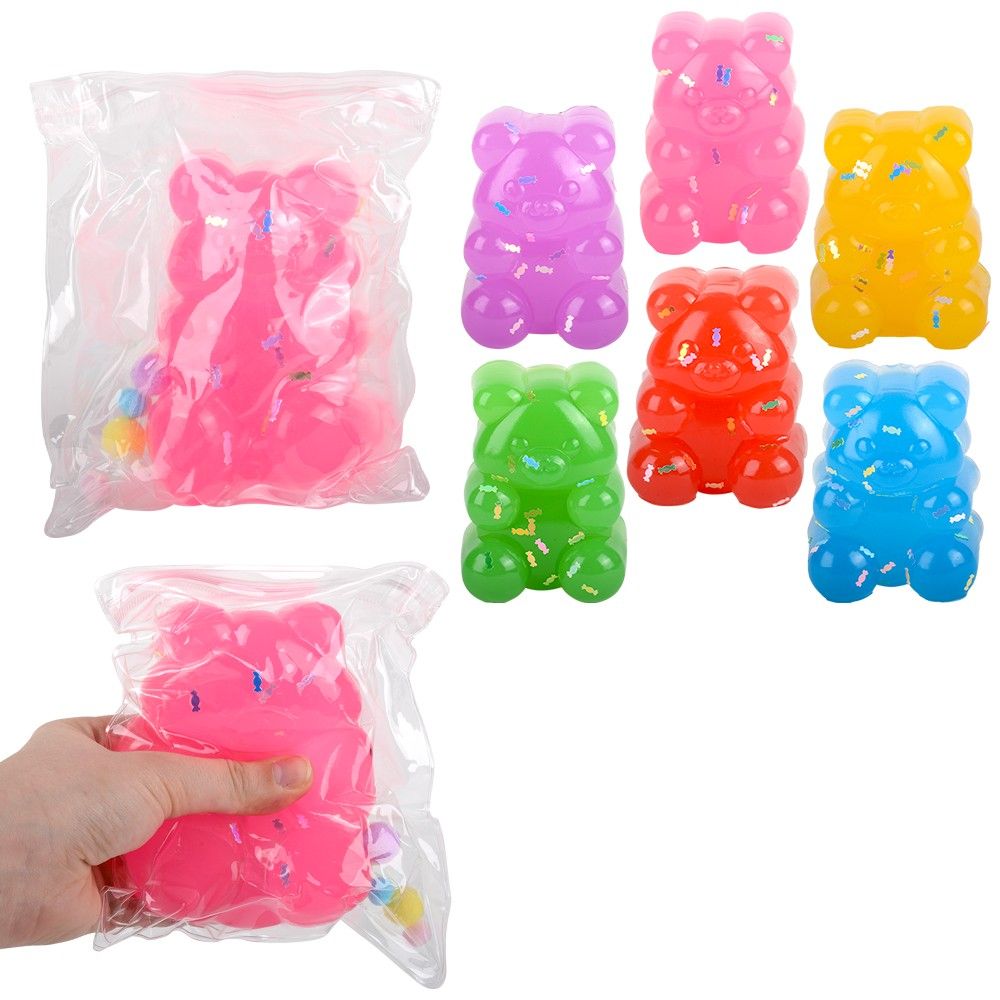 4" Sticky Squish Yummy Bears