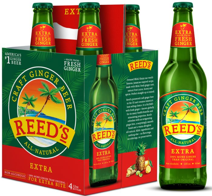REEDS GINGER BEER - EXTRA GINGER (6/4PK)