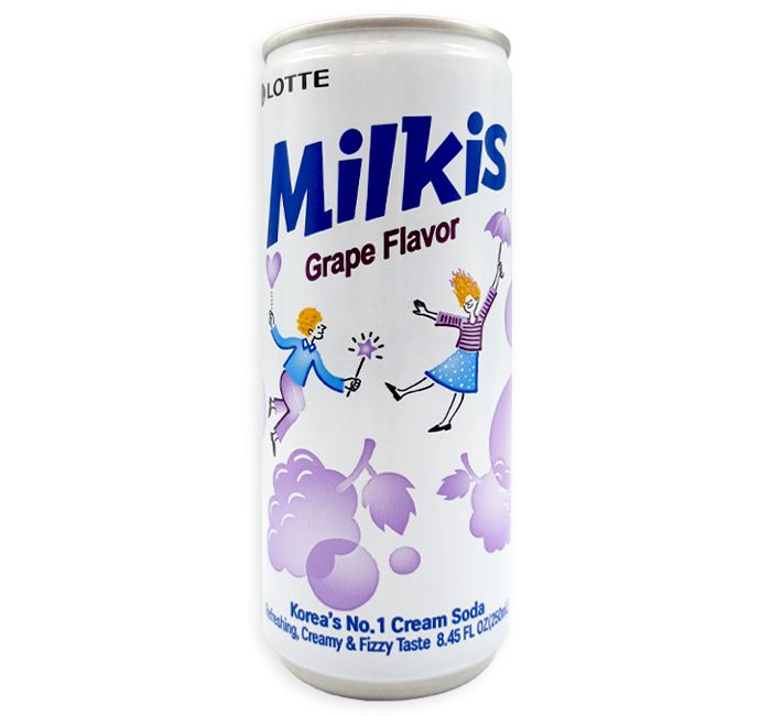 LOTTE MILKIS CARBONATED DRINK - GRAPE