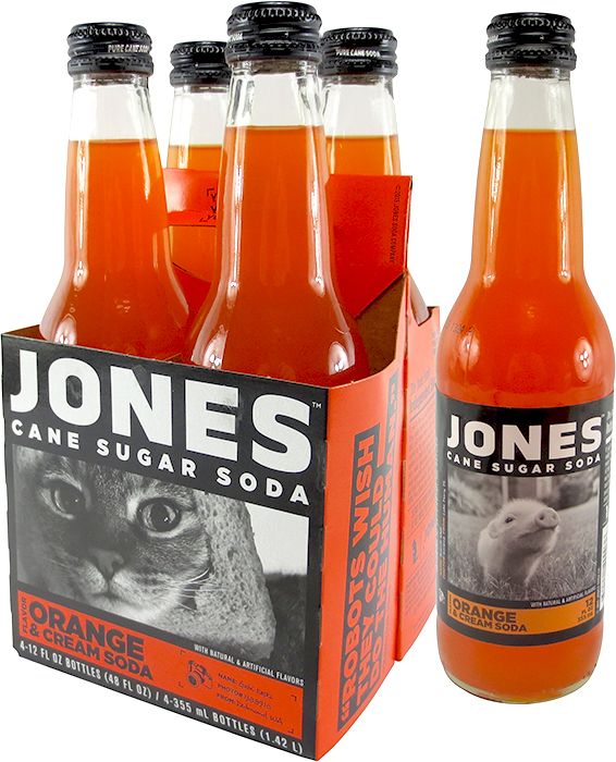 JONES SODA - ORANGE &amp; CREAM SODA