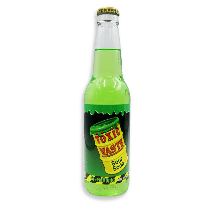 TOXIC WASTE SODA - GREEN APPLE SOUR