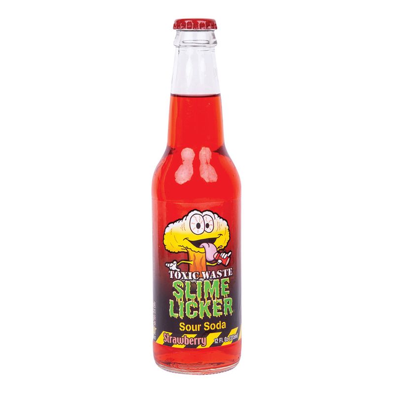 TOXIC WASTE SLIME LICKER SODA - STRAWBERRY SOUR