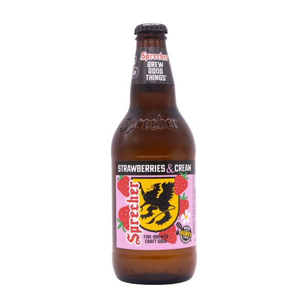 SPRECHER SEASONAL - STRAWBERRIES &amp; CREAM (LTO) 16 OZ