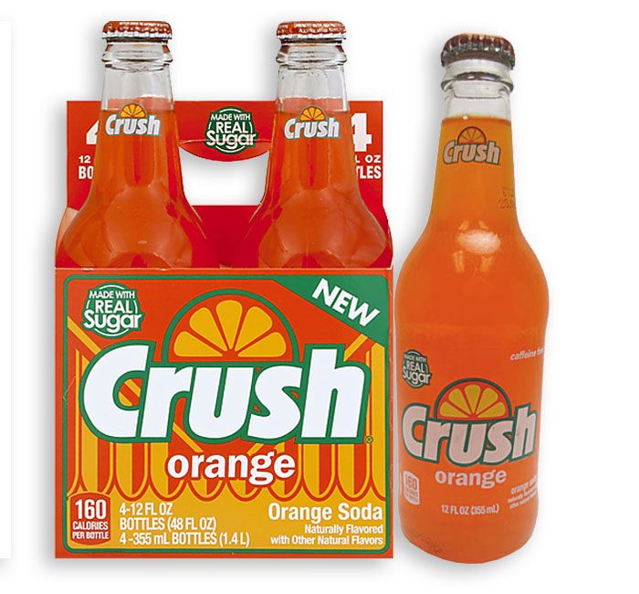 CRUSH - ORANGE SODA W/ REAL CANE SUGAR
