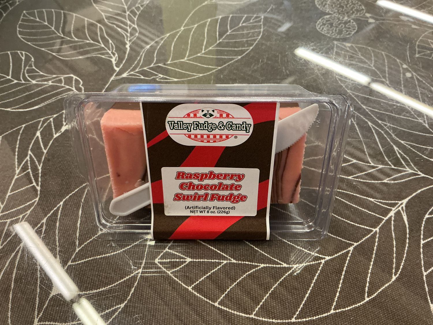 Raspberry Chocolate Swirl Fudge | Valley Fudge &amp; Candy
