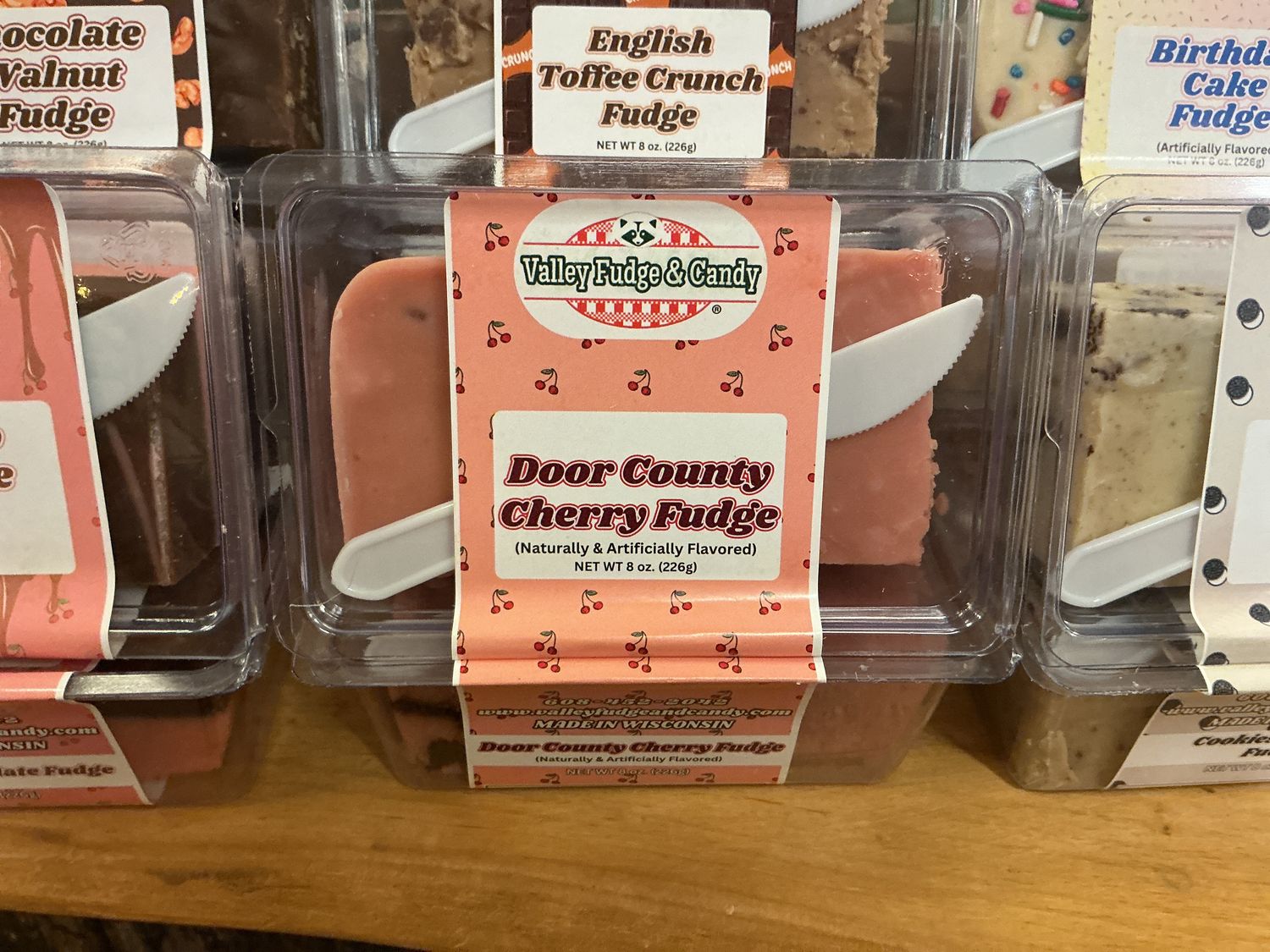 Door County Cherry Fudge | Valley Fudge &amp; Candy
