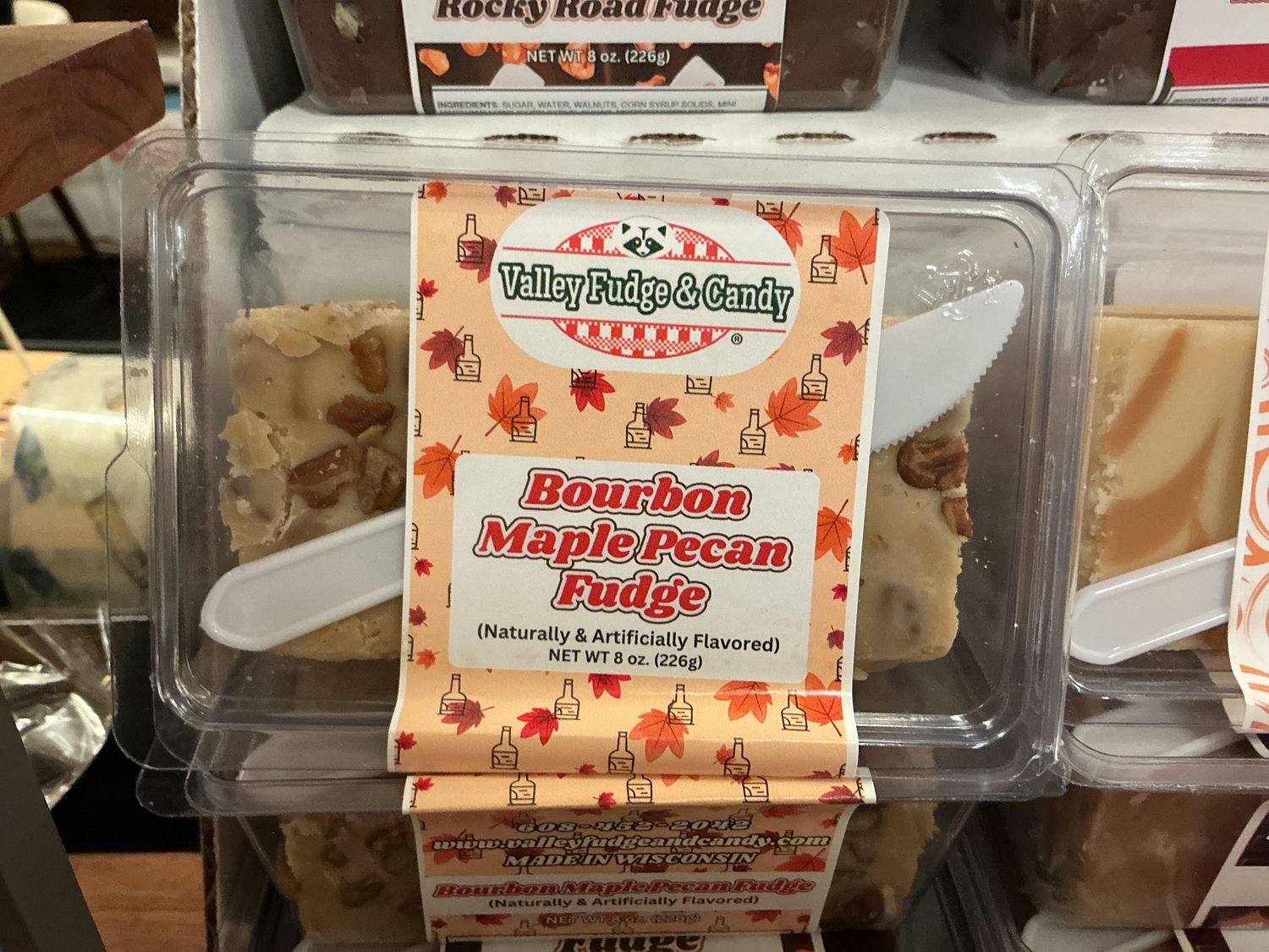Bourbon Maple Pecan Fudge | Valley Fudge &amp; Candy