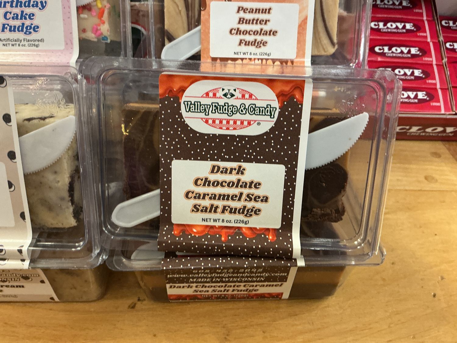 Dark Chocolate Caramel Sea Salt Fudge | Valley Fudge &amp; Candy