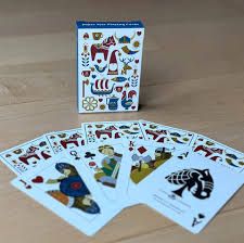 Poker Cards, Nordic Deck - White