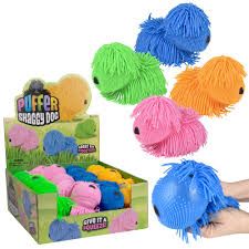 7" Shaggy Puffer Dog