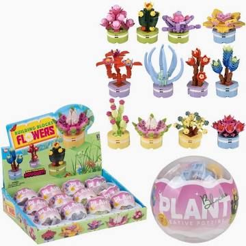 Building Block Flowers 2.5"