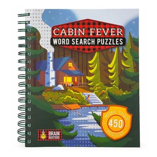 Cabin Fever Nature Word Search Puzzles Book