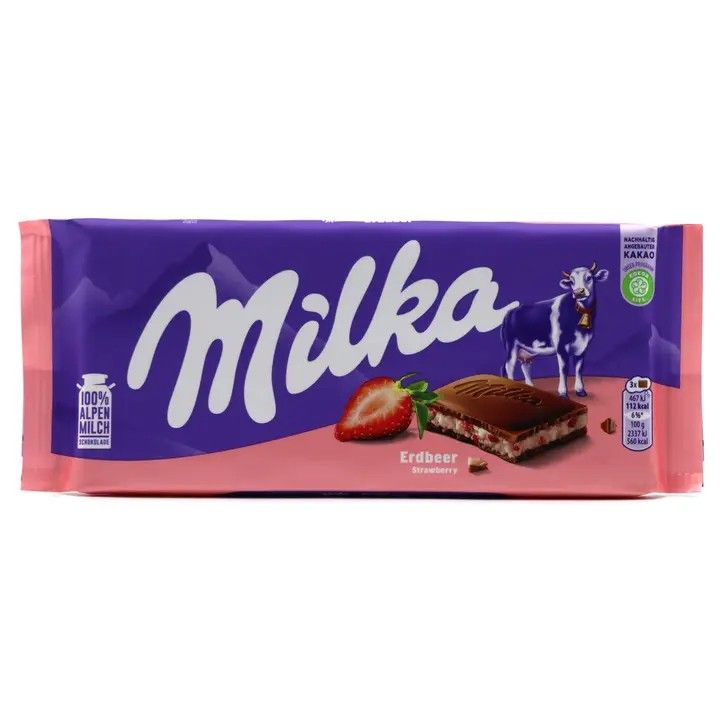 Milka Strawberry 100g