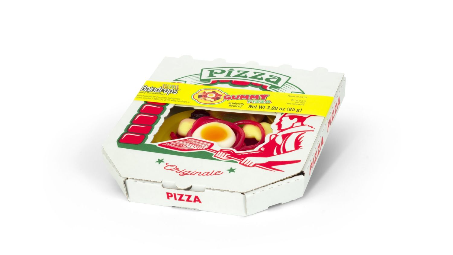 Raindrops Gummi Pizza, 3.00oz