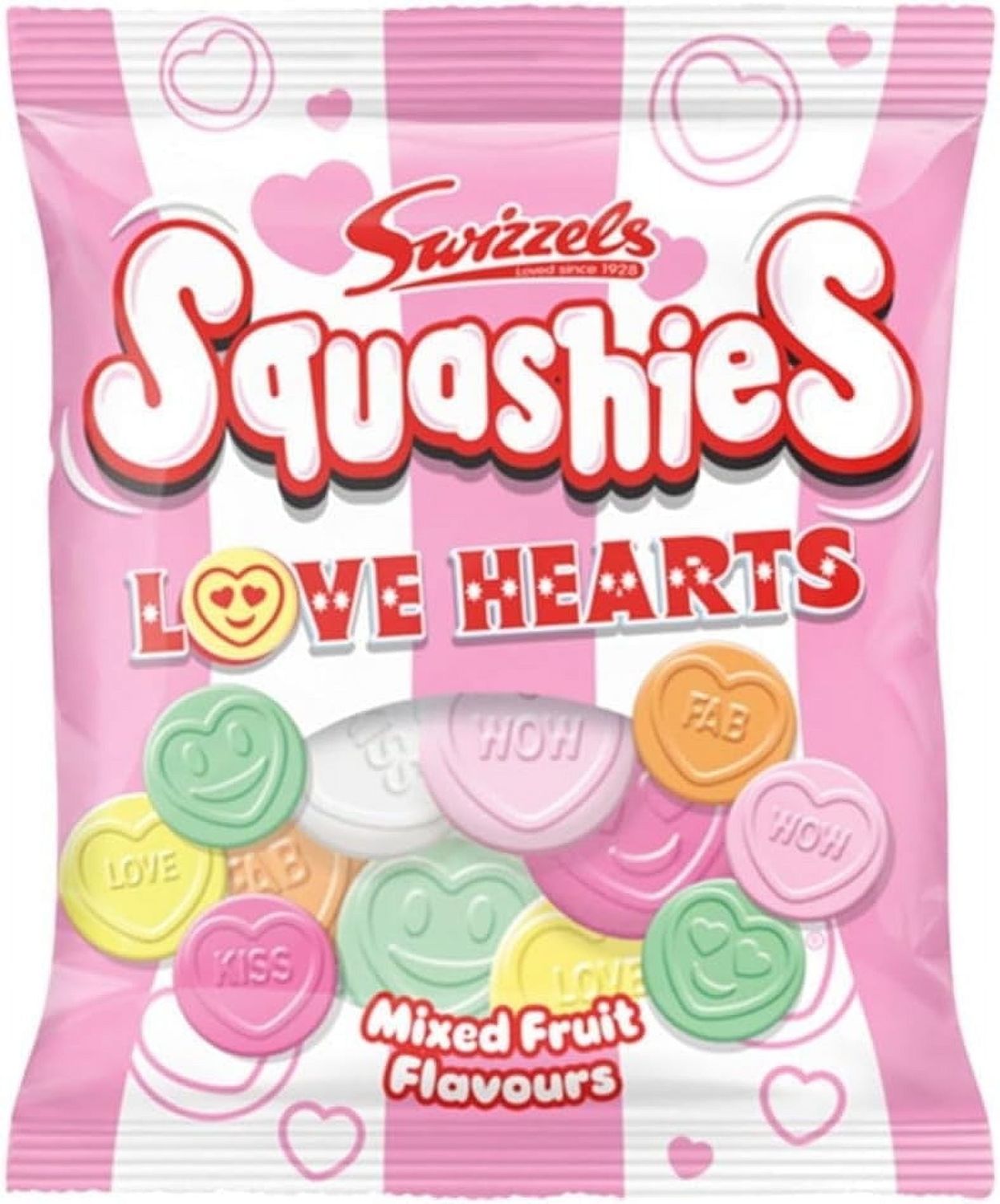 Limited Import - UK Squashies Love Hearts