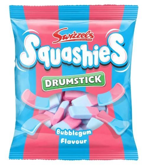 Limited Import - Squashies UK Bubblegum 140g
