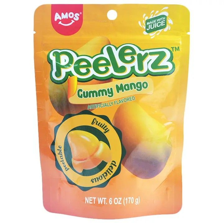 Amos Gummy Peelerz Mango 6oz
