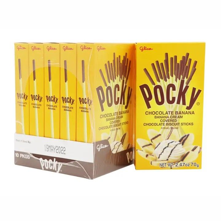Pocky Banana Cream Covered, 70g
