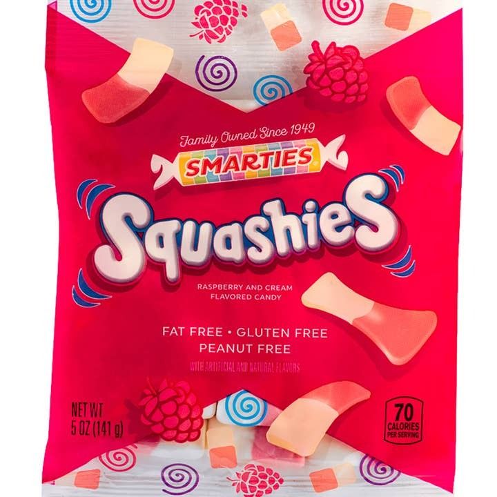 Smarties Squashies, 5oz - Raspberry and Cream