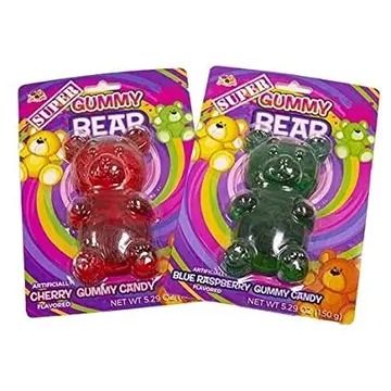 Albert's Super Gummy Bear 5.29oz Blister Card