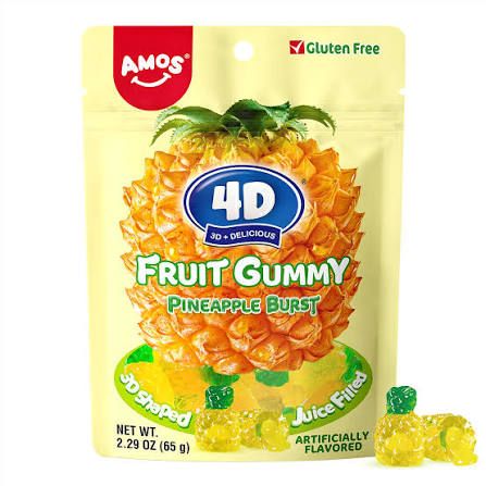 4D Gummy Pineapple Bursts Bulk